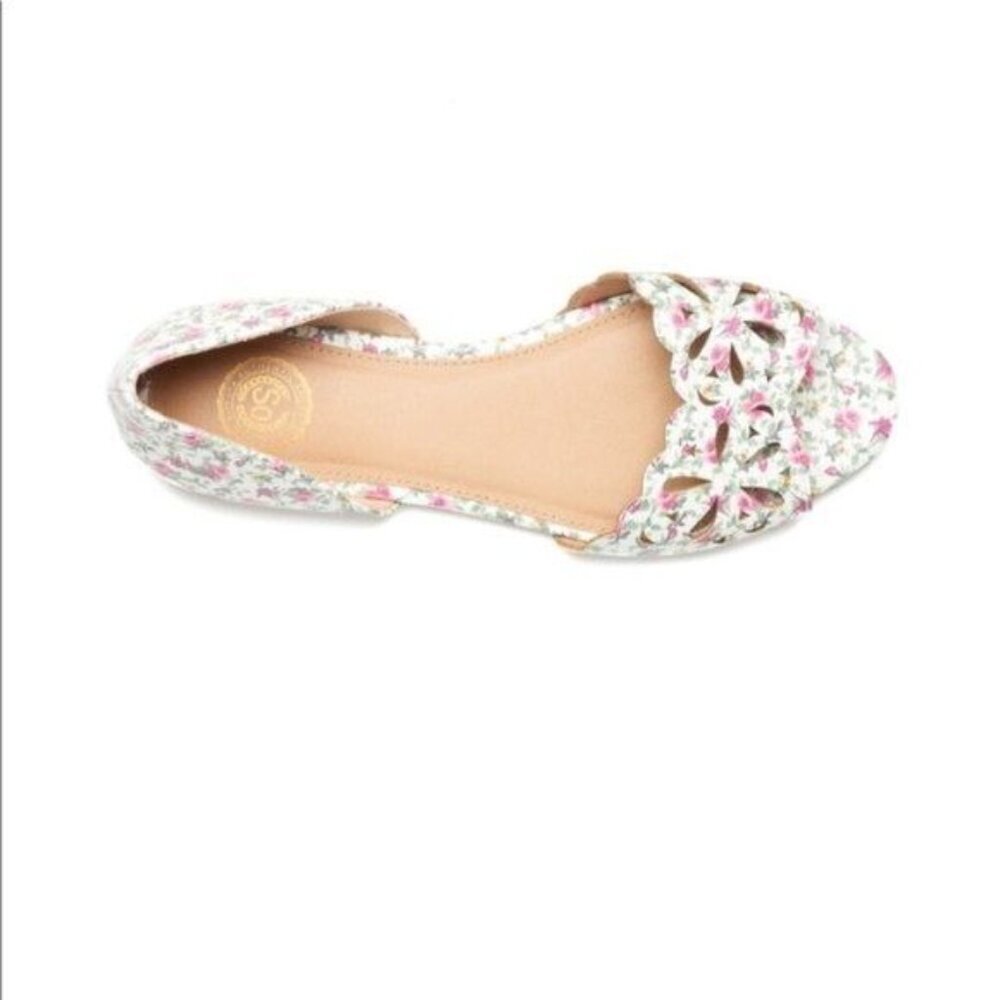 SO Loach Floral Flats Shoes New Size 8 - Picture 5 of 7